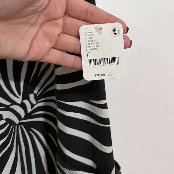 NWT Free People Movement Printed Hot Shot Romper in Zebra - Picture 8 of 11